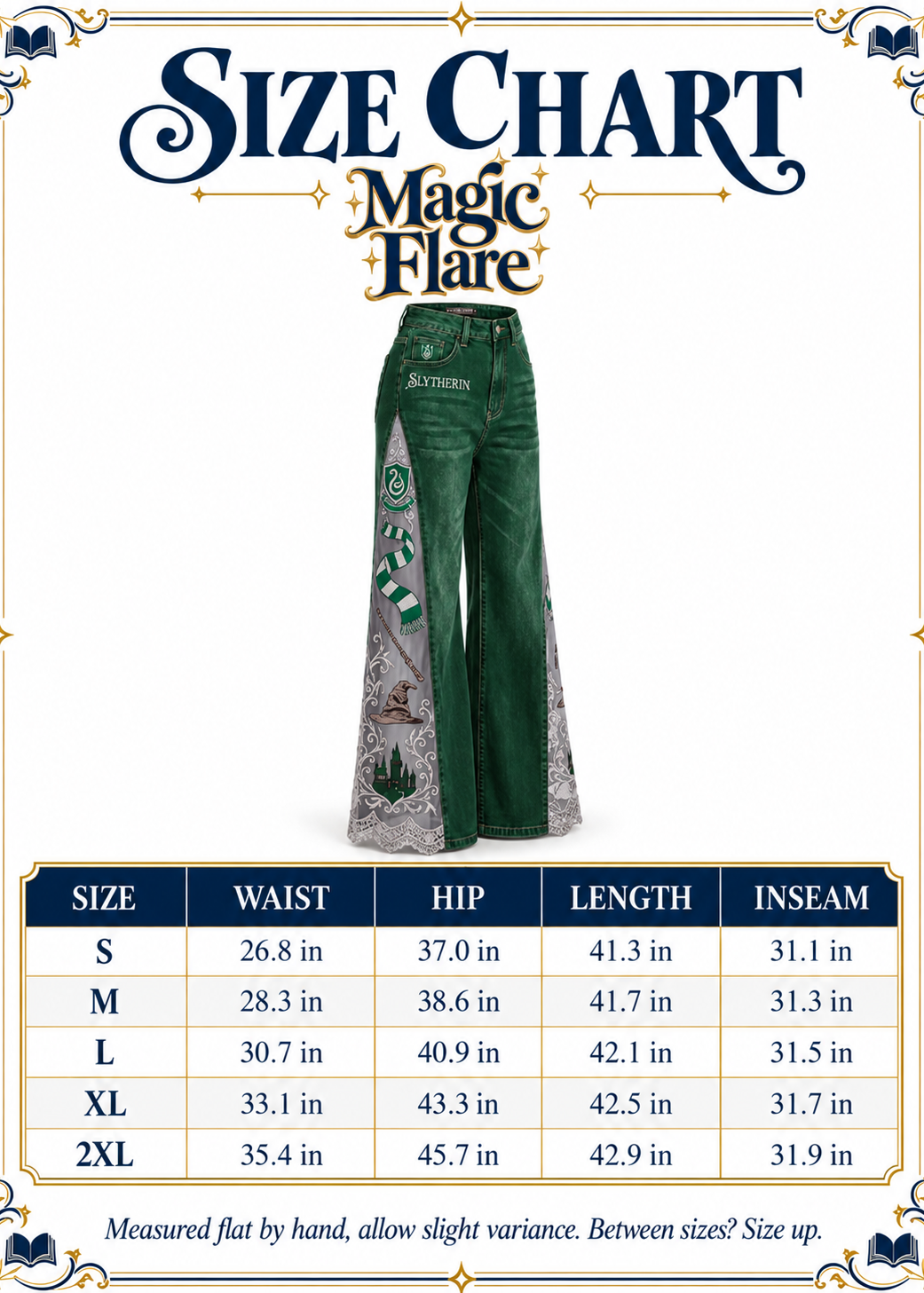 MagicFlare Lace-Slit Jeans